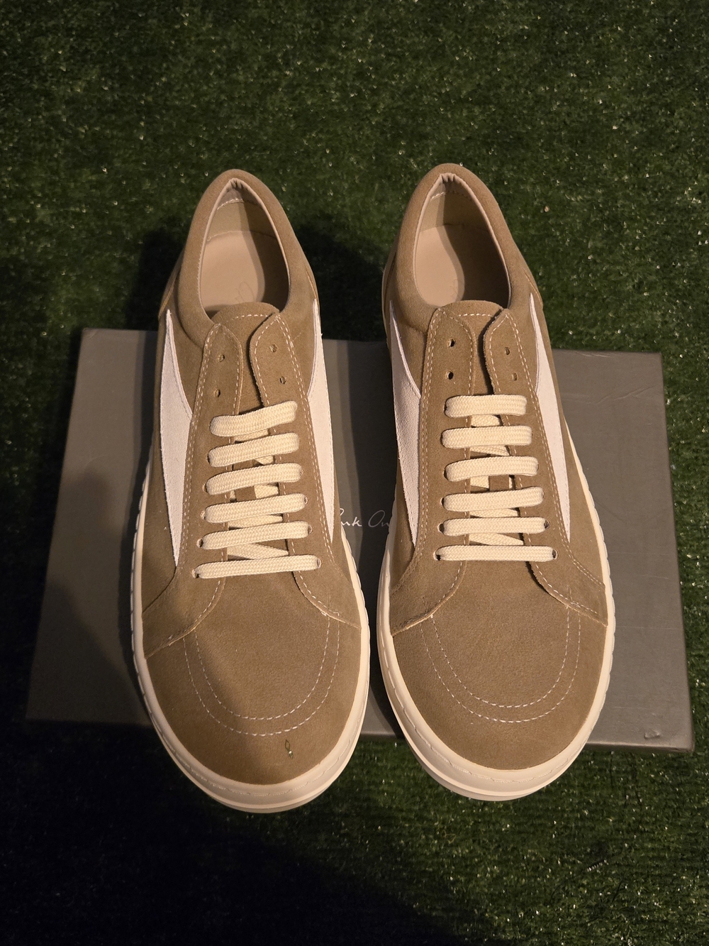Tan Rick Owen Van Size 10 New With Box